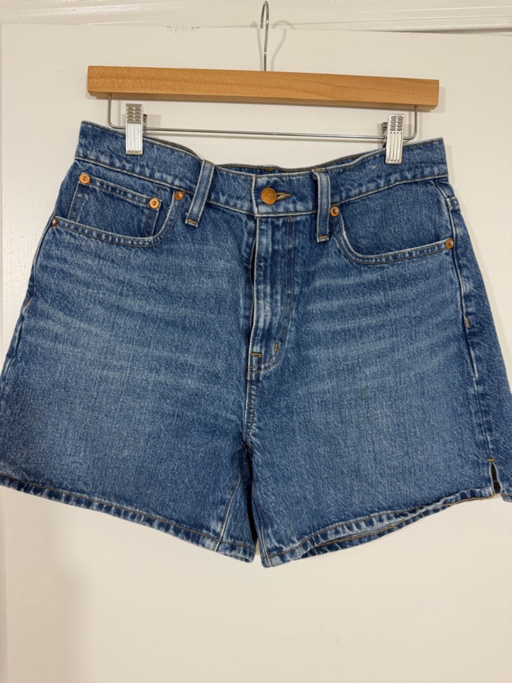 Madewell Relaxed Mid Length Denim Shorts